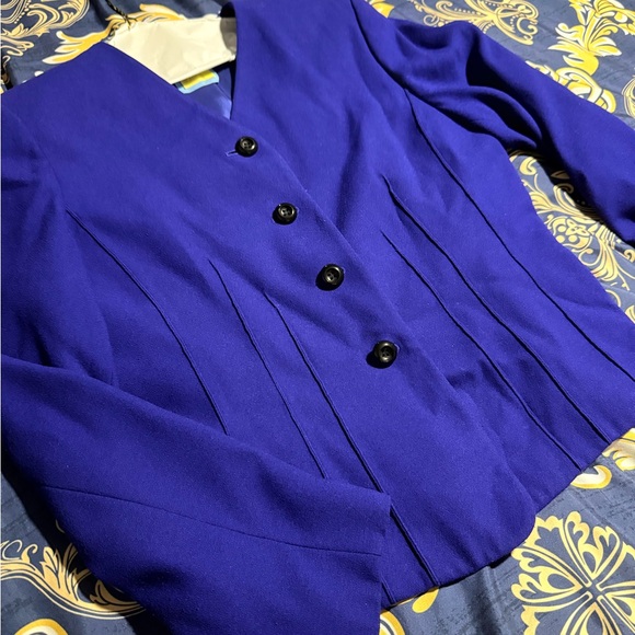Kasper Royal Purple Women's Blazer - Picture 1 of 6